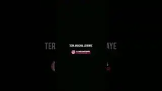 Main Sans Leta Hun Teri Khushbu Aati Hai | WhatsApp Status | Hamza Editor YT