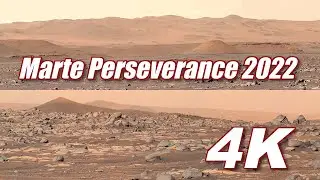 Primer panorama de Perseverance en Marte del 2022 en 4K