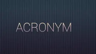 ACRONYM