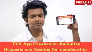 TVK app launched by Kollywood star Vijay #thalapathy #thalapathyvijay #vijay #tvk #tvkparty