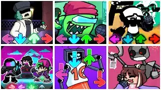 FNF Impostor V5, FNF Neo Headache, FNF NEO Garcello, FNF Tankman, FNF Hex Mod, FNF Carefree, FNF QT