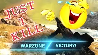 Warzone, Wining solo with just 1 kill 😆