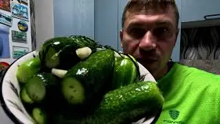 Малосольные огурцы за 30 минут! ОЧЕНЬ ВКУСНО! Самые вкусные малосольные огурчики!