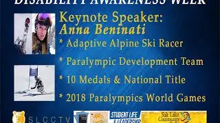 2015 Disability Awareness Week Keynote Speaker Anna Beninati