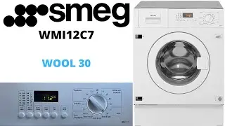 Smeg WMI12C7 Integrated Washing Machine - Wool 30