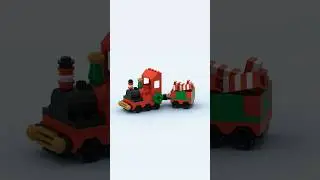 LEGO Christmas Train - Seasonal - Set 40034 - Build Animation Time Lapse
