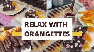 Valentine's Day French Orangettes 🍊| Dark Chocolate Covered Oranges | Orangettes Au Chocolat Noir❤️
