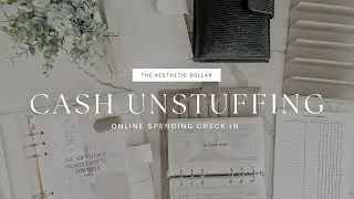 Cash Envelope Unstuffing | $1,311 | Sinking Funds | Online Spending | Dave Ramsey Inspired