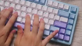 [ASMR] Let the typing sounds of this aluminum keyboard lull you to sleep.