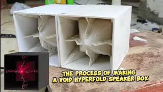 process of making miniature hyperfold speaker boxes