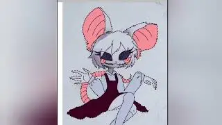 speedpaint ibisPaint X   animatronics mouse Anael ananim старый