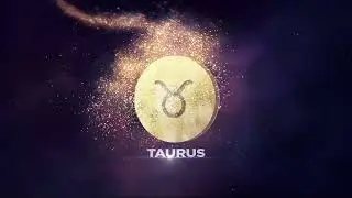 Taurus Zodiac Sign Icon Animation | Taurus Zodiac Sign Particles Reveal Animation | Siddam Bharat