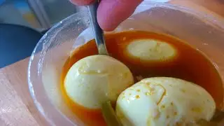 Jalapeno Pickled Eggs (Waste not want not)