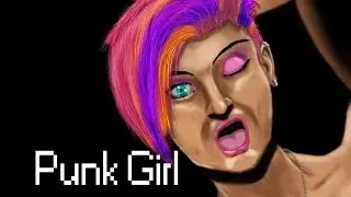 Speedpaint Punk Girl photoshop CS6