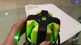 Лазерный уровень 4V1H зеленый лазер. Обзор