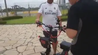 1Lever-2Brake OutBraker test on Dualtron in Singapore