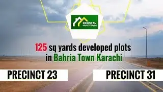125 sq yards developed plots in Bahria Town Karachi