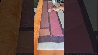 machine quilt a border with the sway 5 machine quilting ruler #quilting