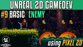 Creating 2D games with Unreal Engine using Pixel 2D - Part 9 - Adding a basic Enemy