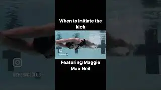 When to initiate the kick off the wall.