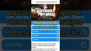 Project Slayers Private Server Code - Project Slayers Servidor Vip 