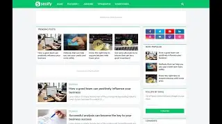 Seoify - Responsive Blogger Template