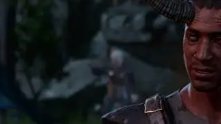 Astarion distracts me while I'm speaking to Wyll (Patch 5 epilogue party)