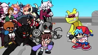 FNF Error 404 - But Every Turn A Different Character Is Used