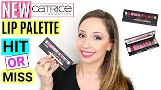 CATRICE CREATRICE CREAMY MATT LIP PALETTE | LIPSTICK SWATCHES, WEAR TEST AND REVIEW | HIT OR MISS