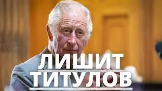 ВСЕ В ШОКЕ! КОРОЛЬ КАРЛ 3 ЧАРЛЬЗ ЛИШИТ ТИТУЛОВ ДЕТЕЙ ПРИНЦА ЭНДРЮ