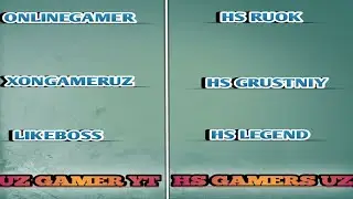 Gildiyalar Jangi // UZ GAMER YT vs HS GAMERS UZ KV