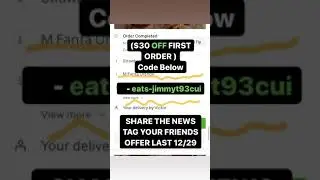 Free UBEREATS PROMO CODE 2020