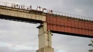 Прыжок с моста Гродно 19.06.14 2