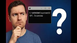 What is the SFC /scannow command and what is it used for in Windows?
