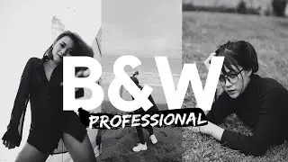 VSCO Black and White Presets || VSCO Tutorial