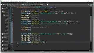 Swap Two Number Using With Temp, Without Temp Also Using Bitwise Operator In Java || XOR Operator