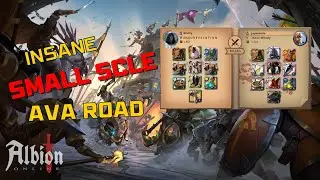 ANOTHER INSANE AVA ROAD FIGHTS | SMALL SCALE PVP  | Albion Online