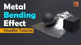 Easy way to Bend a Metal | Houdini Tutorial