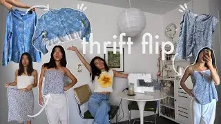 THRIFT FLIP: turning ugly clothes CUTE (my best one yet!!)