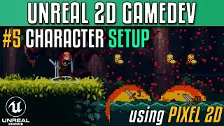 Creating 2D games with Unreal Engine using Pixel 2D - Part 5.1 - Character Setup