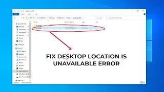 How To Fix Desktop location unavailable error in windows 10 (fixed) | 2023