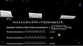 Orbits, Cycles, Transpositions, Even and Odd permutations, Alternating Groups