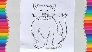 Cat Drawing for Kids | How to Draw a Cat