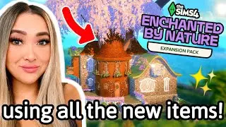 building a fairy treehouse with the Sims 4 Enchanted By Nature expansion pack! + first impressions 👀