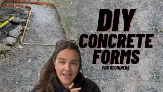 How to Build a Concrete form - DIY For Beginners