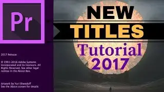 How to Find Title Tool in Adobe Premiere Pro CC 2017 Essential Graphics