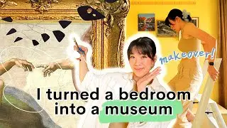 EXTREME bedroom makeover: it's a museum now | WITHWENDY