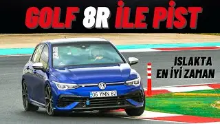 VW Golf 8 R Pist Testi | Islakta En İyi Zaman!