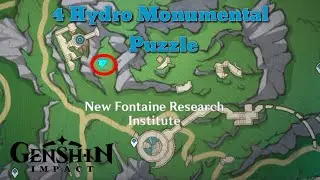 Hydro Monumental Puzzle North of Northeast of New Fontain Research Institute | Genshin Impact