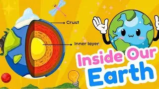 Layers of Earth | Inside Our Earth | Kids Educational Video | English Vocabulary for Kids |Fun Video